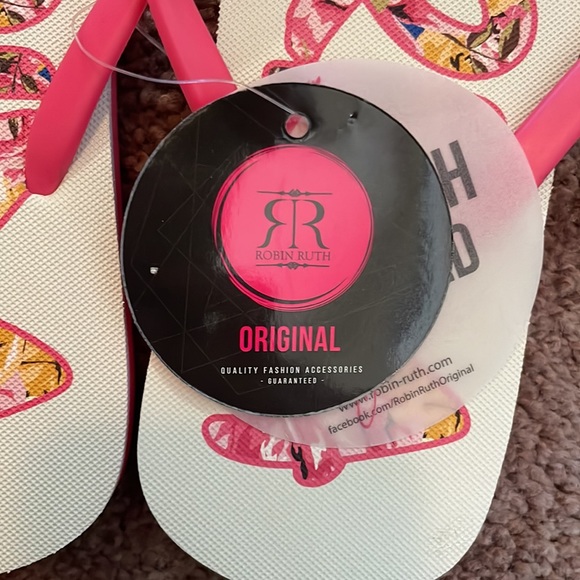 NWT, Robin Ruth Florida Flip Flops - Picture 3 of 5